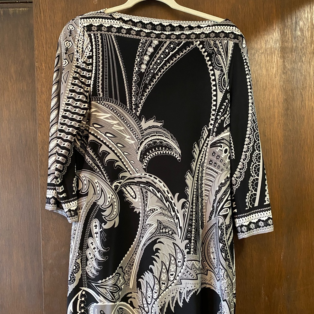 ECI Black and Grey Dress Size L